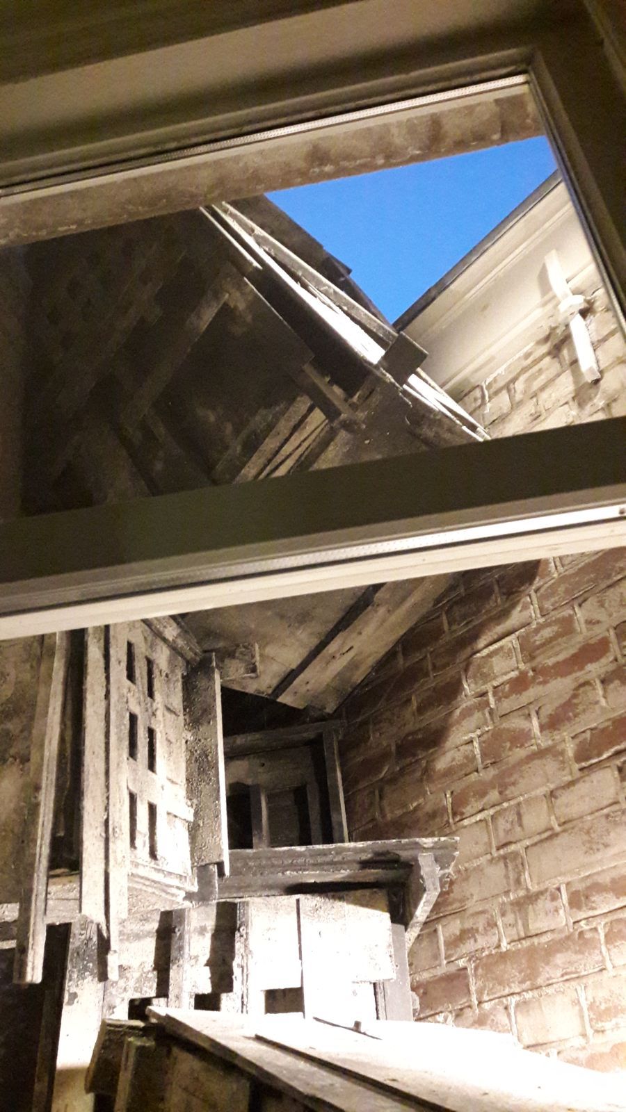 Bovenste deel van de installatie van Pim Palsgraaf